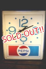 画像: dp-260204-04 PEPSI 1970's-1980's Lighted Wall Clock