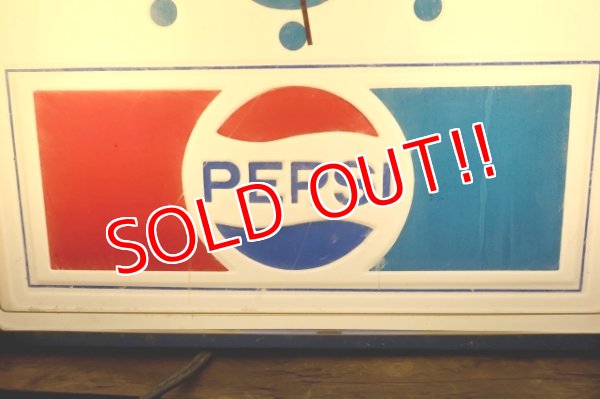 画像5: dp-260204-04 PEPSI 1970's-1980's Lighted Wall Clock