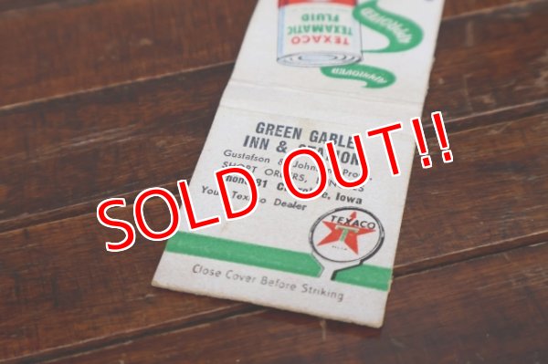 画像3: dp-260204-120 TEXACO TEXAMATIC FLUID 1950's Matchbook