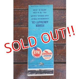 画像: dp-260204-120 RPM CHEVRON AVITATIOM OIL Late1940's-1950's Matchbook