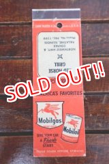 画像: dp-260204-120 Mobiloil Mobilgas 1940's Matchbook
