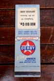 画像1: dp-260204-120 DERBY OIL 1940's-1950's MATCH BOOK