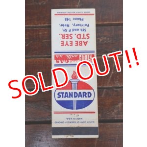画像: dp-260204-120 STANDARD OIL 1940's-1950's Matchbook