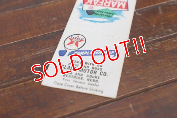 画像3: dp-260204-120 TEXACO MARFAK 1950's Matchbook