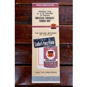画像: dp-260204-120 Phillips 66 PREMIUM MOTOR OIL 1950's Matchbook