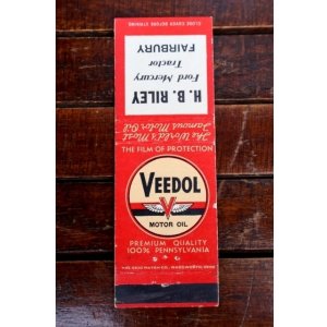 画像: dp-260204-120 VEEDOL MOTOR OIL 1940's-1950's Matchbook