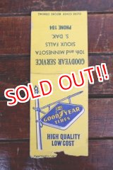 画像: dp-260204-120 GOODYEAR TIRES 1940's-1950's Matchbook