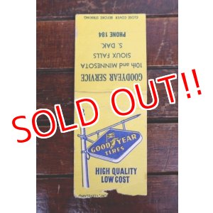 画像: dp-260204-120 GOODYEAR TIRES 1940's-1950's Matchbook