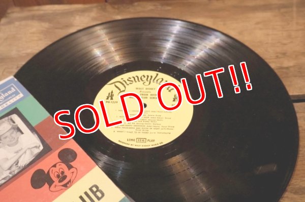 画像8: ct-251201-35 WALT DISNEY'S songs from the MICKEY MOUSE CLUB serials 1962 LP Record