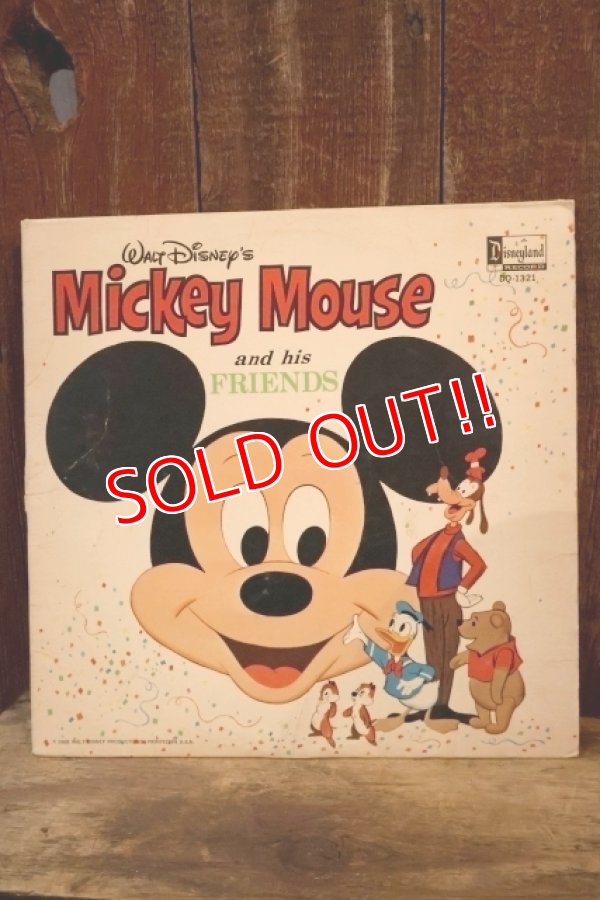 画像1: ct-251201-38 Walt Disney's Mickey Mouse and his FRIENDS 1968 LP Record
