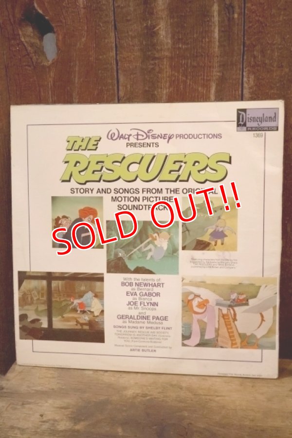 画像4: ct-251201-34 Walt Disney's THE RESCUERS 1977 LP Record