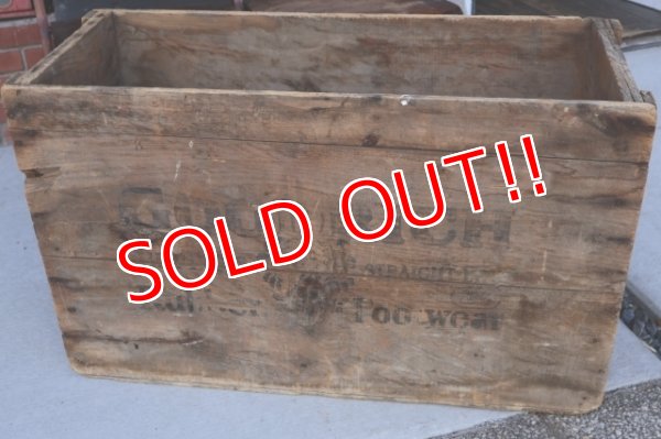 画像4: dp-260204-58 GOODRICH Rubber Footwear 1930's-1940's  Wood Box