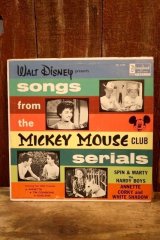 画像: ct-251201-35 WALT DISNEY'S songs from the MICKEY MOUSE CLUB serials 1962 LP Record