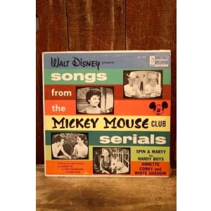 画像: ct-251201-35 WALT DISNEY'S songs from the MICKEY MOUSE CLUB serials 1962 LP Record
