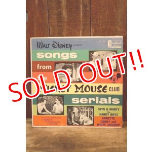 画像: ct-251201-35 WALT DISNEY'S songs from the MICKEY MOUSE CLUB serials 1962 LP Record