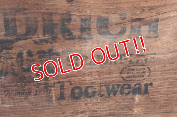 画像3: dp-260204-58 GOODRICH Rubber Footwear 1930's-1940's  Wood Box