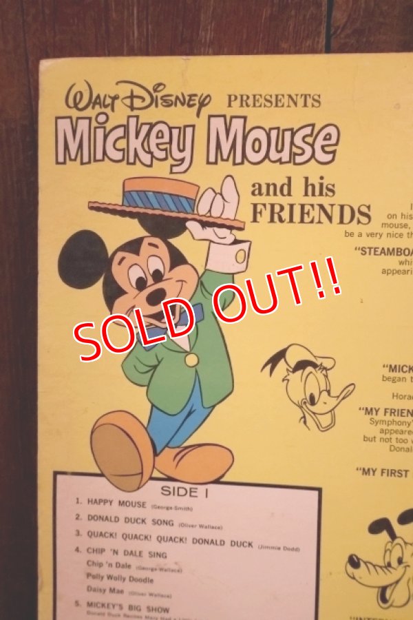 画像7: ct-251201-38 Walt Disney's Mickey Mouse and his FRIENDS 1968 LP Record