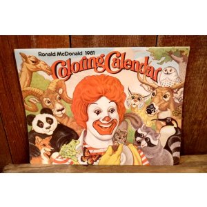 画像: ct-260106-02 McDonald's 1981 Coloring Calendar