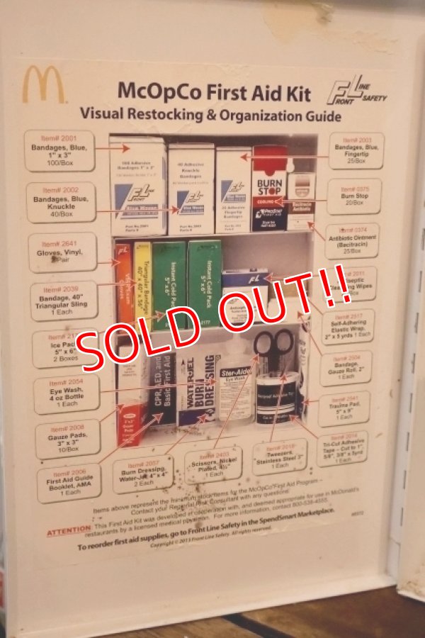 画像7: dp-260204-44 McDonald's McOpCo First Aid Kit Box