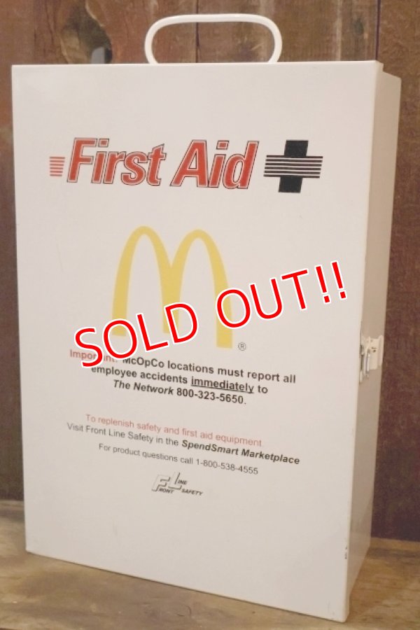 画像1: dp-260204-44 McDonald's McOpCo First Aid Kit Box