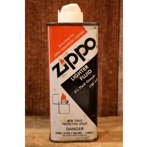 画像: dp-251008-87 Zippo 1980's LIGHTER FLUID 4 1/2 FL.OZ. CAN