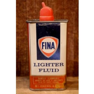 画像: dp-260204-78 FINA LIGHTER FLUID 4 FL.OZ. CAN