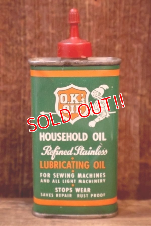 画像1: dp-260204-97 O.K.'s OIL HOUSEHOLD OIL 4 FL.OZ. CAN