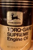 画像2: dp260204-116 JOHN DEER TORQ-GARD SUPREME Engine Oil ONE U.S. QUART CAN