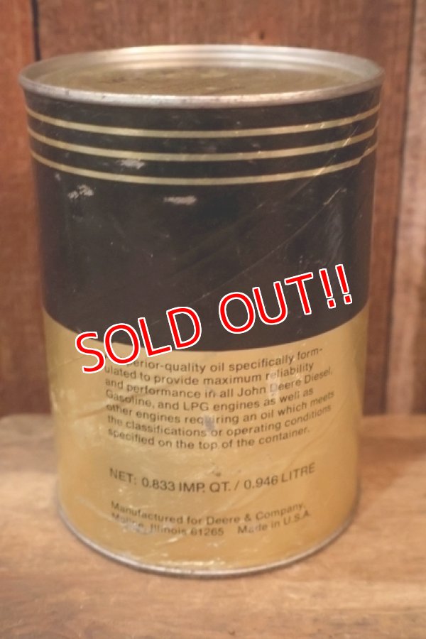 画像4: dp260204-116 JOHN DEER TORQ-GARD SUPREME Engine Oil ONE U.S. QUART CAN