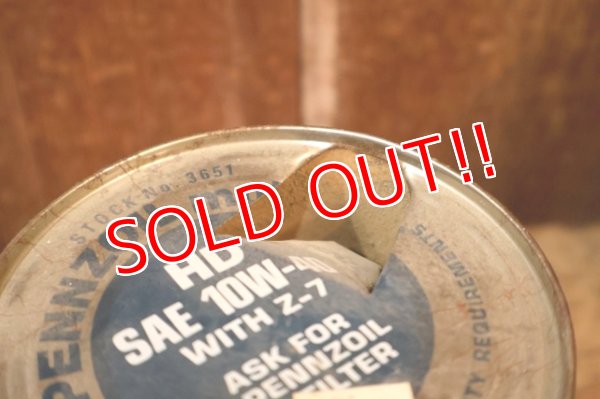 画像8: dp260204-113 PENNZOIL 10W-40 SAVES GASOLINE ONE U.S. QUART CAN