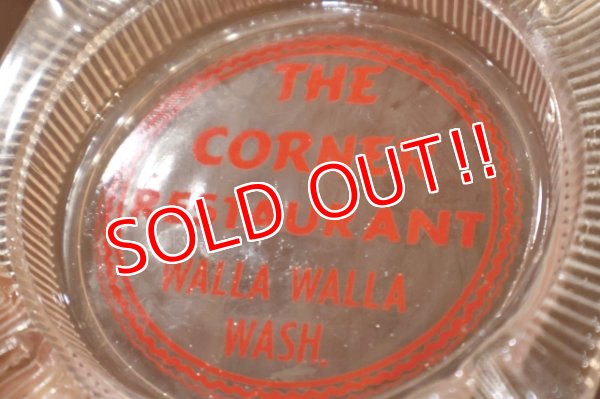 画像3: dp-260204-60 THE CORNER RESTAURANT VINTAGE GLASS ASHTRAY