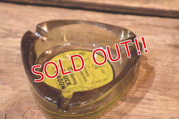画像3: dp-260204-60 Midway CHUCK WAGON VINTAGE GLASS ASHTRAY