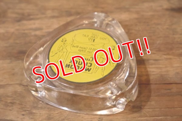 画像4: dp-260204-60 Campus CHUCK WAGON VINTAGE GLASS ASHTRAY