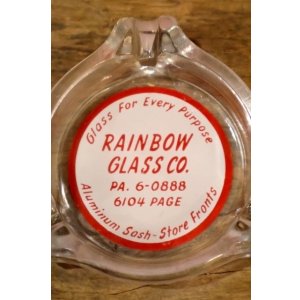 画像: dp-260204-60 RAINBOW GLASS CO. VINTAGE GLASS ASHTRAY