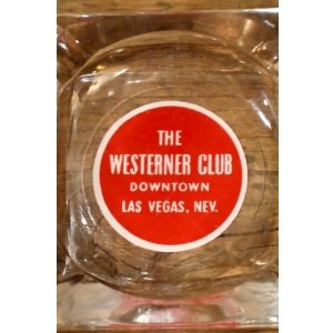 画像: dp-260204-60 THE WESTERNER CLUB VINTAGE GLASS ASHTRAY