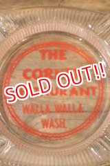 画像: dp-260204-60 THE CORNER RESTAURANT VINTAGE GLASS ASHTRAY