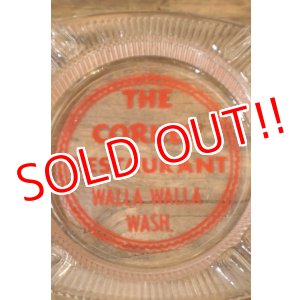 画像: dp-260204-60 THE CORNER RESTAURANT VINTAGE GLASS ASHTRAY