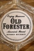 画像1: dp-260204-60 OLD FORESTER VINTAGE GLASS ASHTRAY
