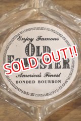 画像: dp-260204-60 OLD FORESTER VINTAGE GLASS ASHTRAY