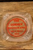 画像2: dp-260204-60 THE CORNER RESTAURANT VINTAGE GLASS ASHTRAY