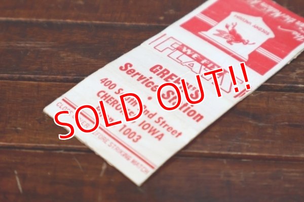 画像3: dp-260204-120 SOCONY VACUUM 1940's-1950's Matchbook