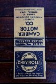 画像1: dp-260204-120 CHEVROLET 1940's-1950's Matchbook