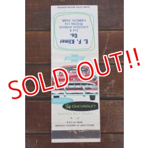 画像: dp-260204-120 CHEVROLET 1950's Matchbook
