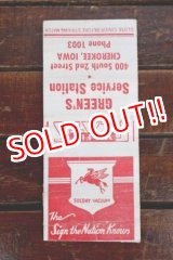 画像: dp-260204-120 SOCONY VACUUM 1940's-1950's Matchbook