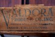 画像2: dp-260226-03 VALDORA PRODUCE CO., INC. Vintage Wood Crate Box