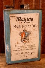 画像: dp-260204-91 Maytag 1950's Multi-Motor Oil ONE U.S. GALLON CAN