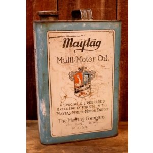 画像: dp-260204-91 Maytag 1950's Multi-Motor Oil ONE U.S. GALLON CAN