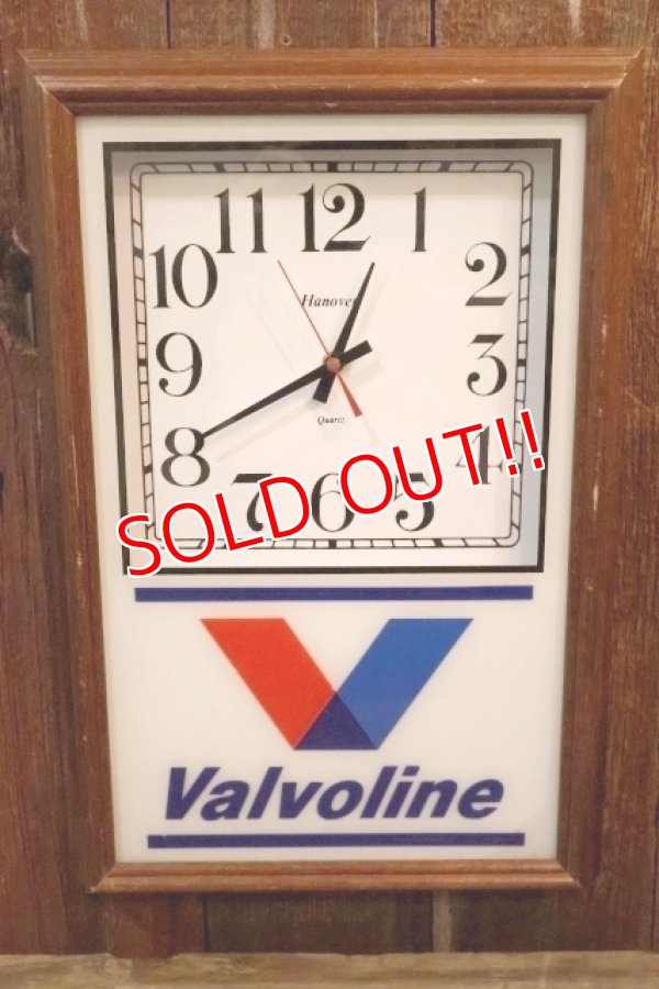 画像1: dp-260204-29 Valvoline 1990's Hanover Wall Clock