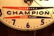 画像2: dp-260303-04 CHAMPION SPARK PLUGS 1960's Lighted Wall Clock