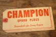 画像5: dp-260303-12 CHAMPION SPARK PLUGS 1930's-1940's Paper Parts Tag